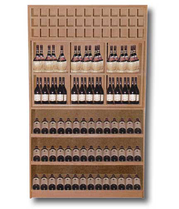 Wine Cabinet with 6 Baskets 48"L x 18"W x 81"H