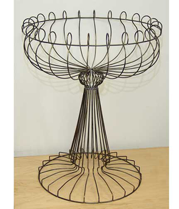 Wire Bowl Sampler Stand 20" Dia. x 32"H