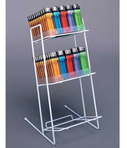 Reverse Slant Black Wire Counter Rack 5.75"L x 7"W x 12.75"H