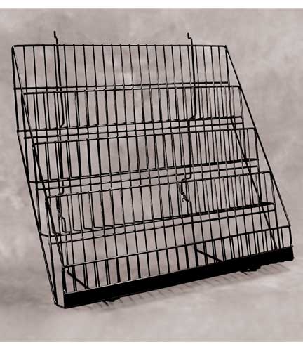 Black Wire Waterfall Rack 24.5"L x 12.25"W x 24.5"H