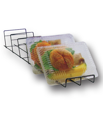 White Wire Rack Lunch-to-Go 5"L x 27"W x  4"H