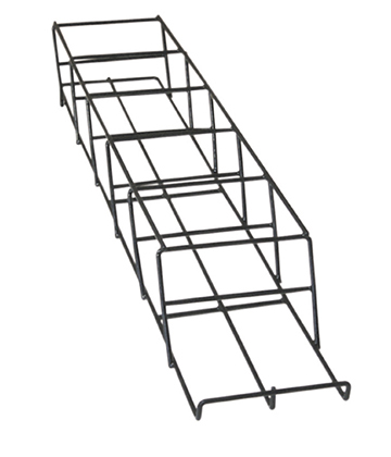 Wire Rack for Jars - 5 Openings  27"L x 5.5"W x 4"H