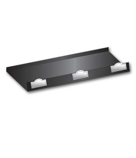 Plastic Cover for Wire Shelving 48"L X 13"W