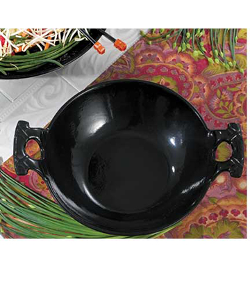 Wok with 2 Handles 21"W x 5.25"H x 16" Dia.