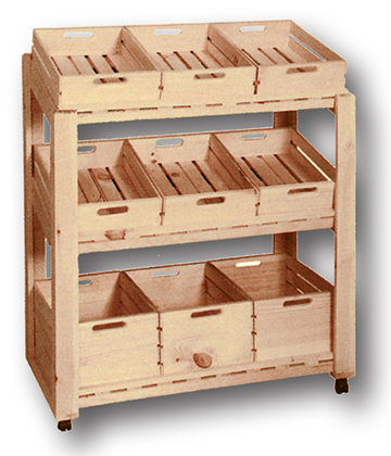 Crate Display 43"L x 24"W x 57"H