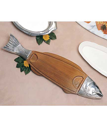 Wood Fish Platter 8"W x 36"L